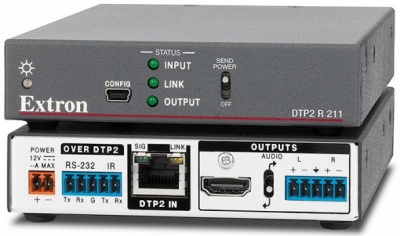 DTP2 R 211 Приёмник DTP2 с деэмбедированием аудио для HDMI 4K/60