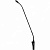 CVG18RS-B/C Конденсаторный кардиоидный микрофон на гусиной шее с кнопкой включения и светящимся кольцом, встроенный преамп, черный, длина 45 см