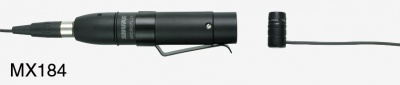 MX184 Конденсаторный петличный микрофон премиум класса, суперкардиоидный, предусилитель XLR с креплениями на пояс, ветрозащита