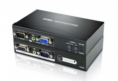 VE200 Удлинитель VGA, Аудио и RS-232 по кабелю Cat 5, Dual Output (1280х1024@200м)