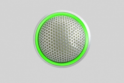MX395AL/C-LED Врезной кардиоидный конденсаторный микрофон граничного слоя. Двухцветный индикатор статуса. Разъем 5-Pin XLR. Цвет под алюминий