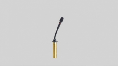 MX405R/S Суперкардиоидный микрофон на гусиной шее 12,7 см с предусилителем и одноцветным кольцом красного цвета