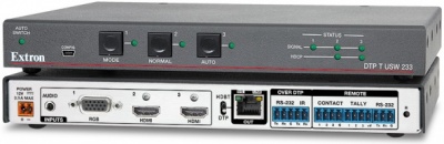 DTP T USW 233 Коммутатор с тремя входами, встроенным передатчиком DTP и эмбедированием аудио