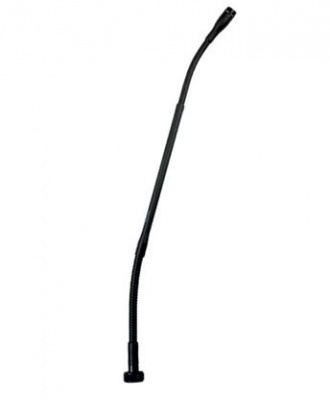 MX412SE/S Микрофон на гибкой шее 30,5 см, суперкардиоидная ДН, с XLR предусилителем, защита от вибрации, ветрозащита, крепление кабеля сбоку или снизу, черный цвет