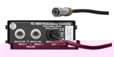 RC 6000 Контроллер резервирования питания. Позволяет подключит два блока питания к одному центральному блоку 5905/CU 6105/CU 6110