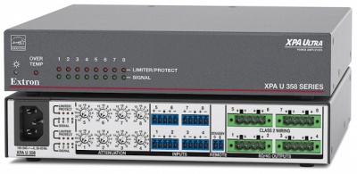 XPA U 358 8-канальные низкоомные и трансляционные усилители – 35 Вт на канал