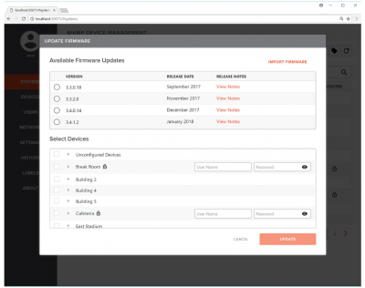 SageVue™ Интуитивно понятный веб-инструмент Biamp SageVue для управления и мониторинга систем Tesira и Devio