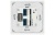 EBP 105P EU Кнопочная панель eBUS EBP 105P EU с 5 кнопками: стандарты Flex55 и EU