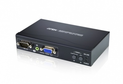 VE200R Приемник VGA, Аудио и RS-232 по кабелю Cat 5, Dual Output (1280х1024@200м)