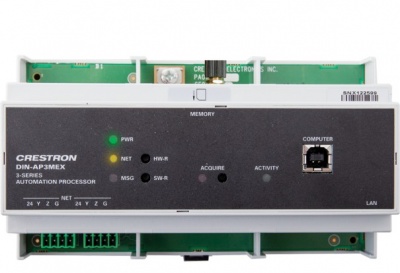 DIN-AP3MEX Процессор автоматизации 3-Series с креплением на DIN-рейке, infiNET EX и беспроводным шлюзом ER