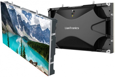 VL2.5 Светодиодный экран, внутреннее применение, малый шаг пикселя 2,5 мм, фронтальный доступ, размер панели 650x365x88 мм