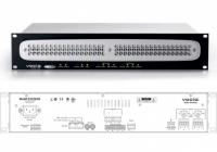 VA-2060e Цифровой сетевой усилитель мощности 2х60 Вт 4/8 Ом с локальными аналоговыми входами для каждого канала, фантомное питание. Работа по протоколу CobraNet®. DSP. Два порта RJ