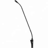 CVG18RS-B/C Конденсаторный кардиоидный микрофон на гусиной шее с кнопкой включения и светящимся кольцом, встроенный преамп, черный, длина 45 см