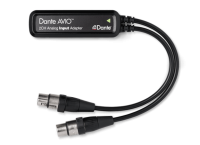 ADP-DAI-AU-2X0 Dante AVIO Analog Input 2x0 адаптер для подключения к аудиосети Dante, 2 аналоговых линейных входа