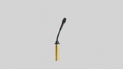 MX405R/C Кардиоидный микрофон на гусиной шее 12,7 см с предусилителем и одноцветным кольцом красного цвета
