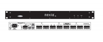 Nexia VC Цифровой матричный аудиопроцессор для видеоконференций, 8 вх. с эхоподавлением, 1 вх. и 1 вых. для подключения к кодеку ВКС, 4 вых., передача 16x16 цифровых аудиоканалов по NexLink между другими Nexia, настройка и управление по Ethernet, RS-232