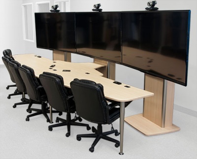 VC-Table9 (открытый) Стол для видеоконференций, открытая конфигурация