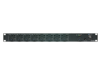 MX82 Микшер. 8-канальный стерео микрофон / линейный, прямые выходы. 4 микрофонных / линейных и 4 стерео линейных входа. 240 В переменного тока и 24 В постоянного тока. 1RU.