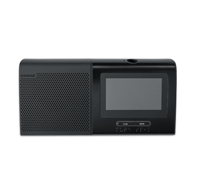 MXC640 Настольный микрофонный пульт с 4,3" сенсорным экраном, громкоговорителем, считывателем ID-карт, двумя селекторами каналов