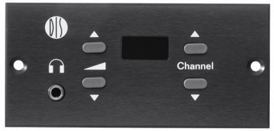 CS 6340 FH Врезной селектор каналов, 32 канала, полностью цифровой, чёрно-белый LCD экран. Для горизонтальной установки