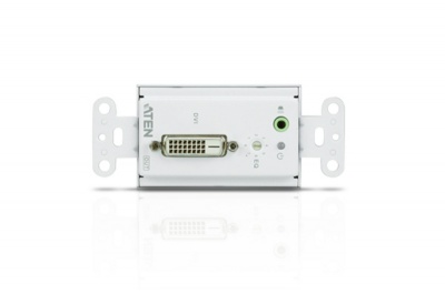 VE606 Настенный удлинитель DVI и Аудио по кабелю Cat 5 (1920х1200@40м)