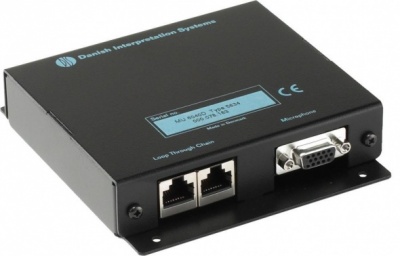 MU 6040 D Интерфейсный модуль Делегата используется для подключения одного микрофона HM4042 или врезной панели FD к сети DIS-LAN